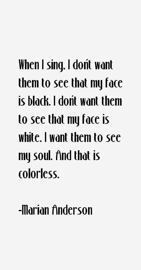 Marian Anderson Quotes Sayings