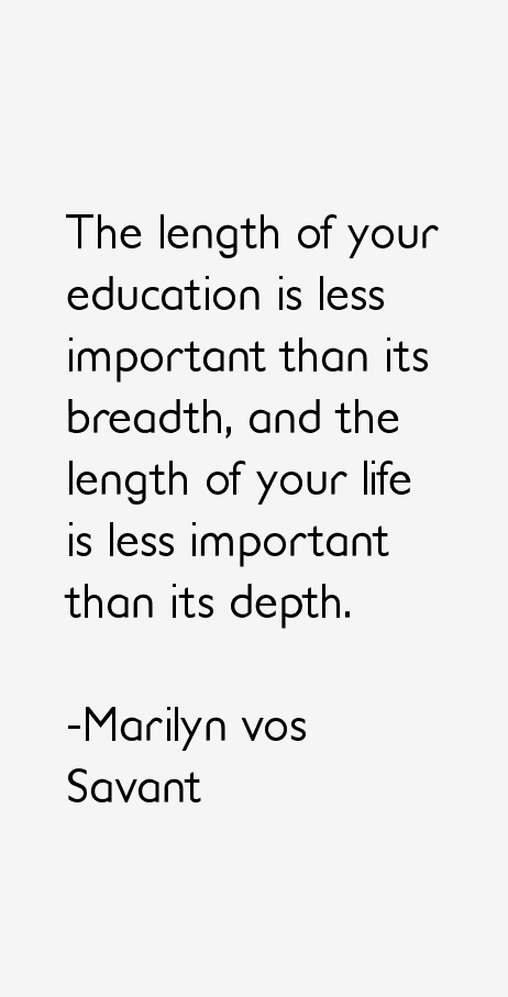 Marilyn vos Savant Quotes