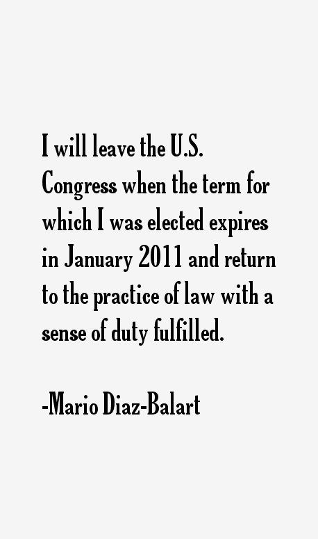 Mario Diaz-Balart Quotes