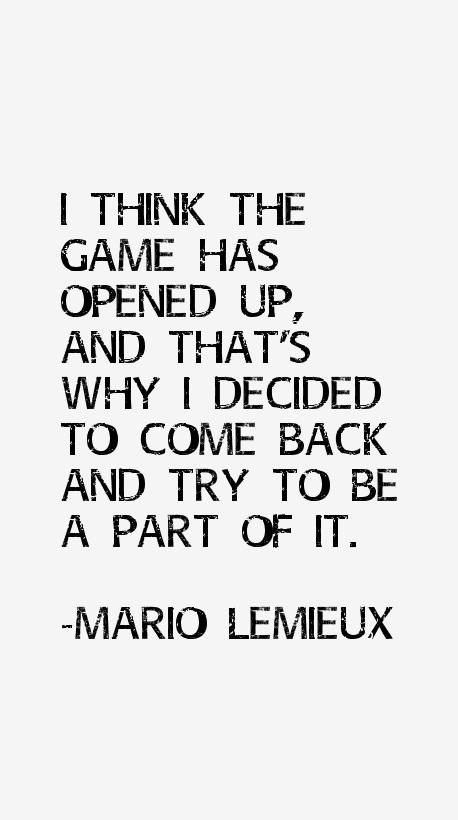 Mario Lemieux Quotes