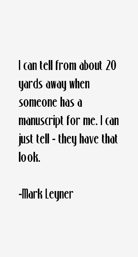 Mark Leyner Quotes