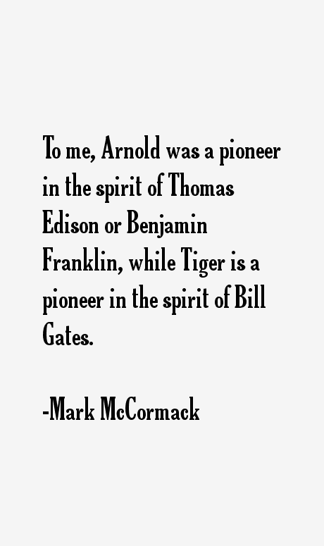 Mark McCormack Quotes