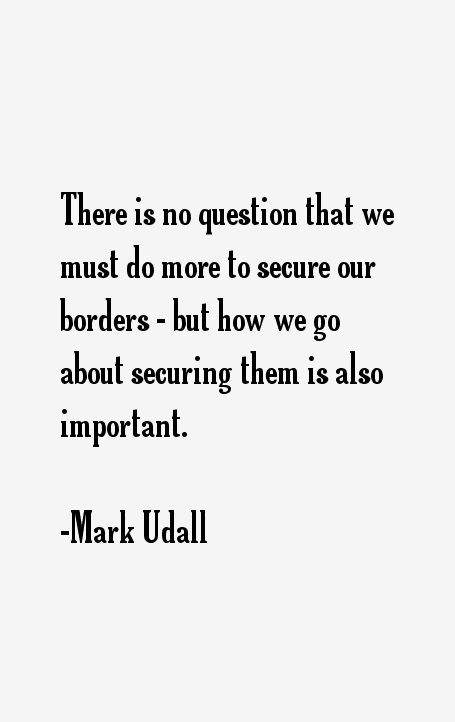 Mark Udall Quotes