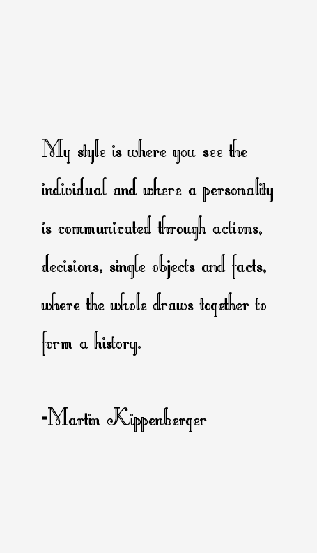 Martin Kippenberger Quotes