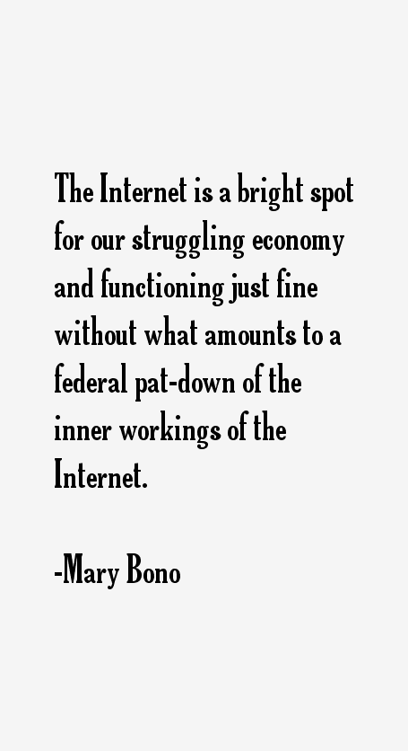 Mary Bono Quotes