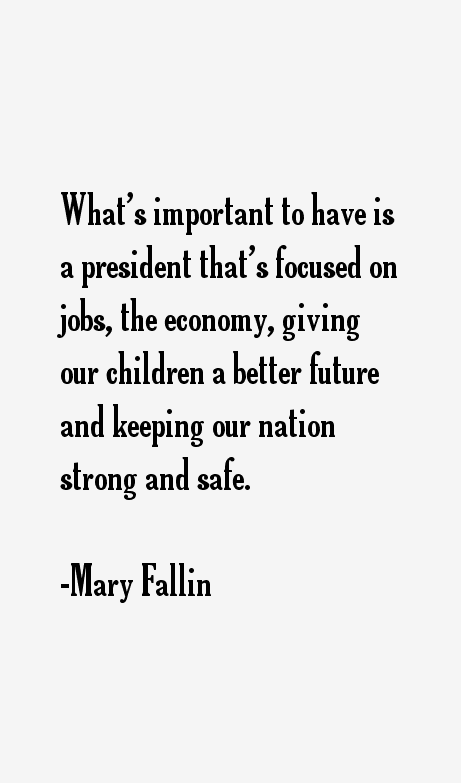 Mary Fallin Quotes