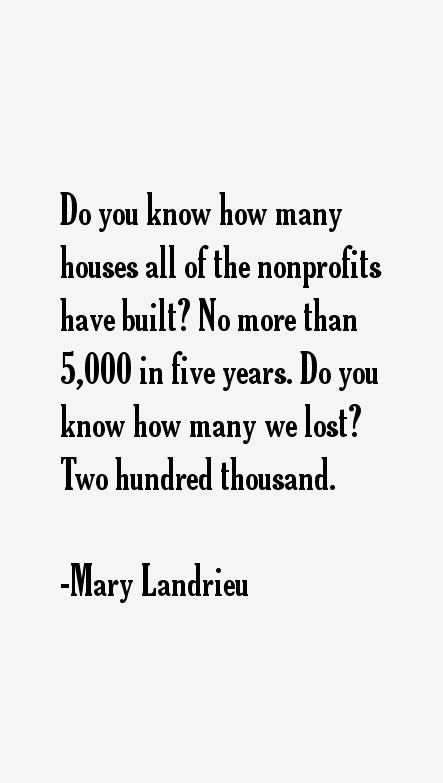 Mary Landrieu Quotes