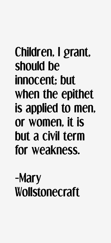 Mary Wollstonecraft Quotes