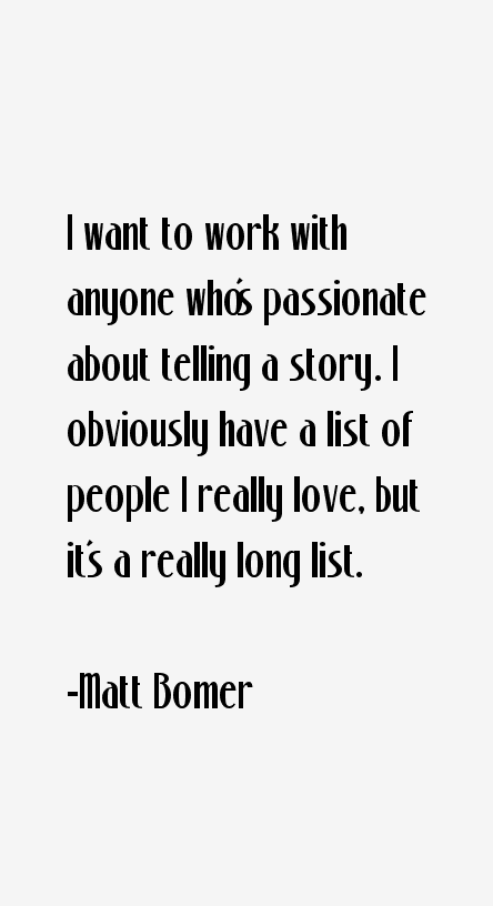 Matt Bomer Quotes