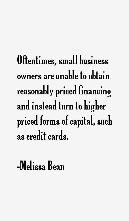 Melissa Bean Quotes