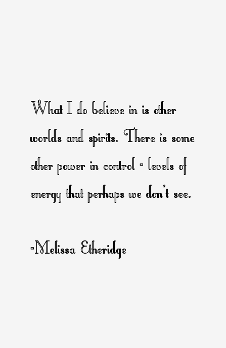 Melissa Etheridge Quotes
