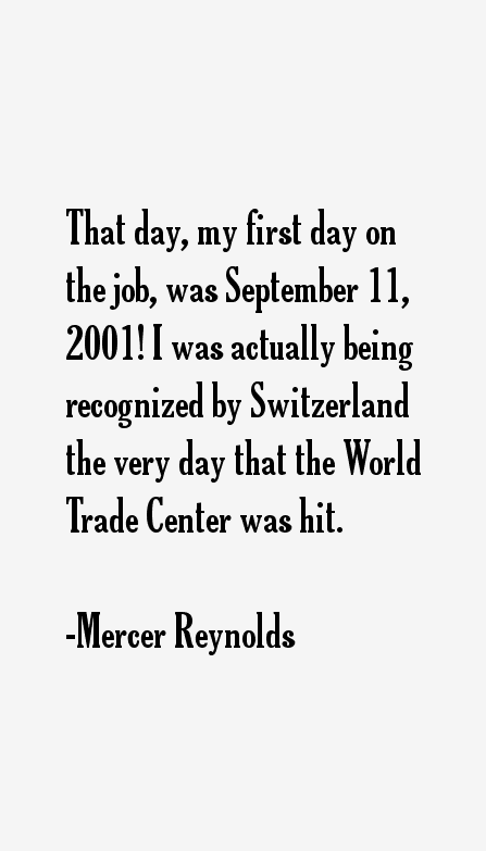 Mercer Reynolds Quotes