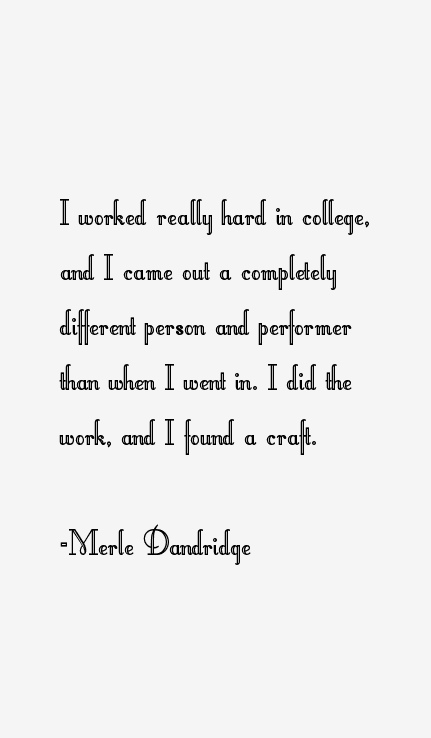 Merle Dandridge Quotes
