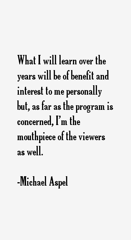 Michael Aspel Quotes