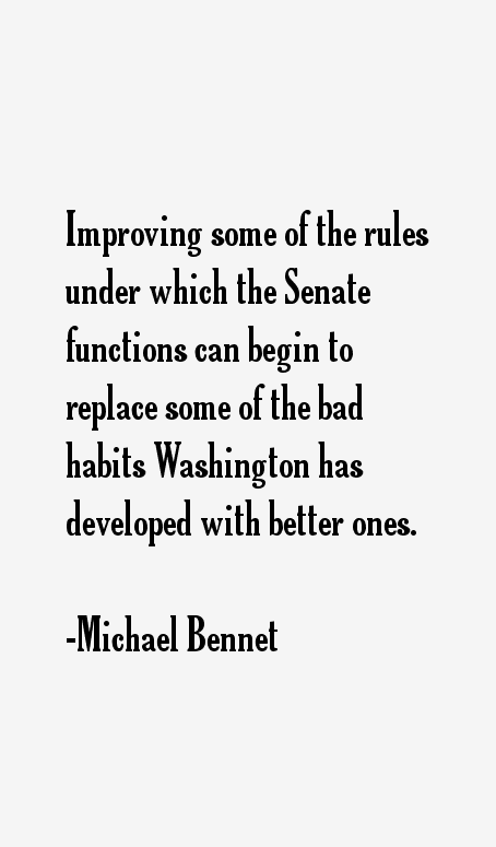 Michael Bennet Quotes