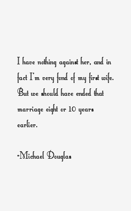 Michael Douglas Quotes