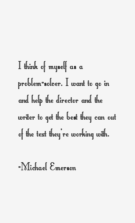 Michael Emerson Quotes