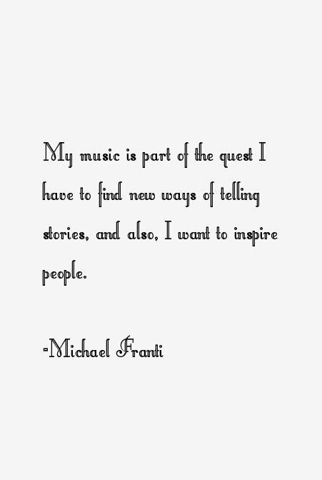 Michael Franti Quotes