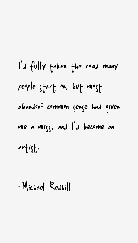 Michael Redhill Quotes