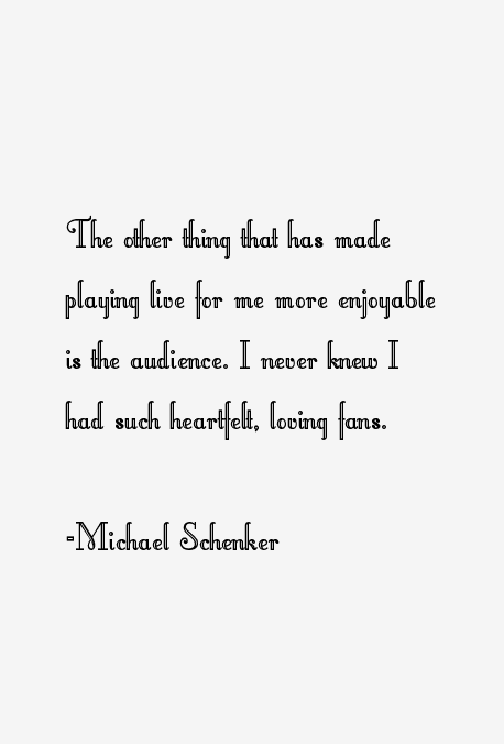Michael Schenker Quotes