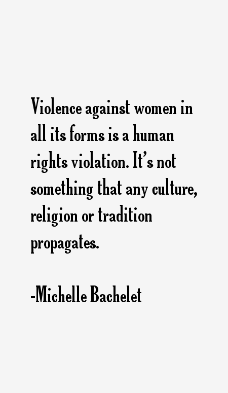 Michelle Bachelet Quotes