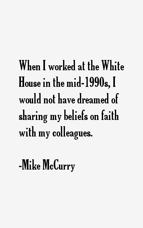 Mike McCurry Quotes