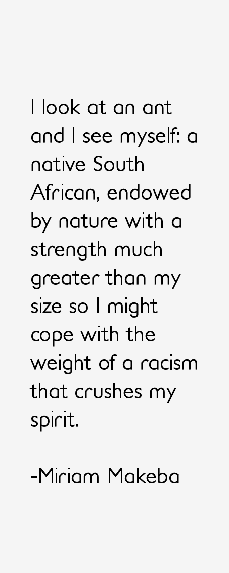 Miriam Makeba Quotes
