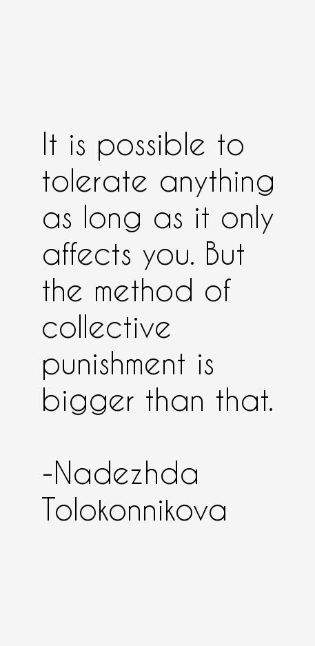 Nadezhda Tolokonnikova Quotes