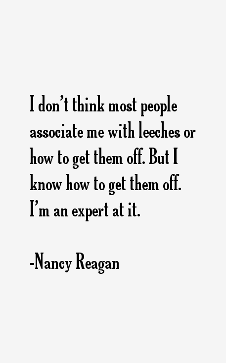 Nancy Reagan Quotes
