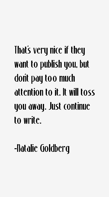 Natalie Goldberg Quotes