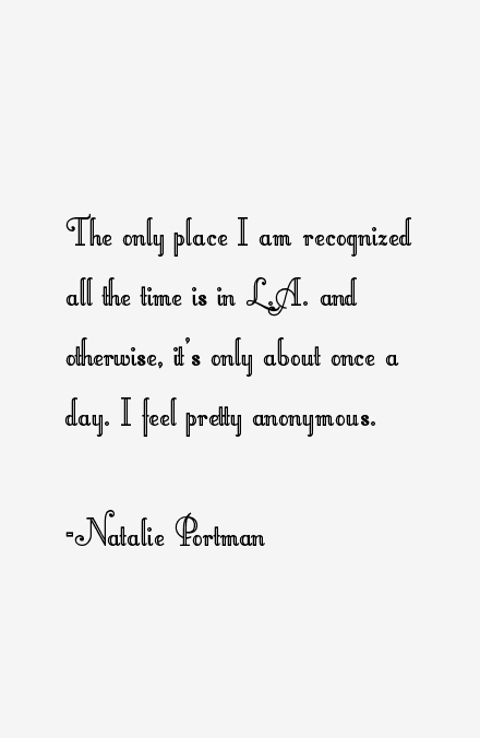 Natalie Portman Quotes