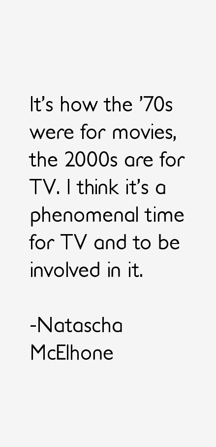 Natascha McElhone Quotes