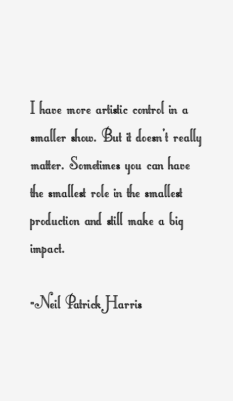 Neil Patrick Harris Quotes