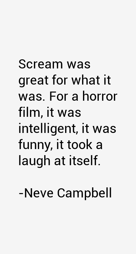 Neve Campbell Quotes