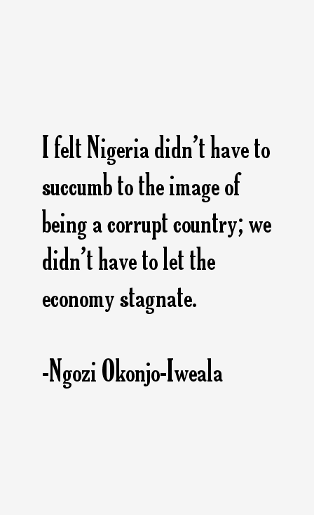 Ngozi Okonjo-Iweala Quotes