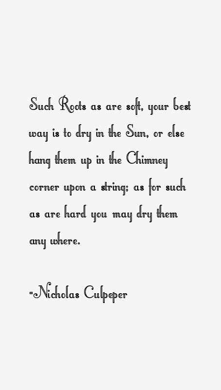 Nicholas Culpeper Quotes