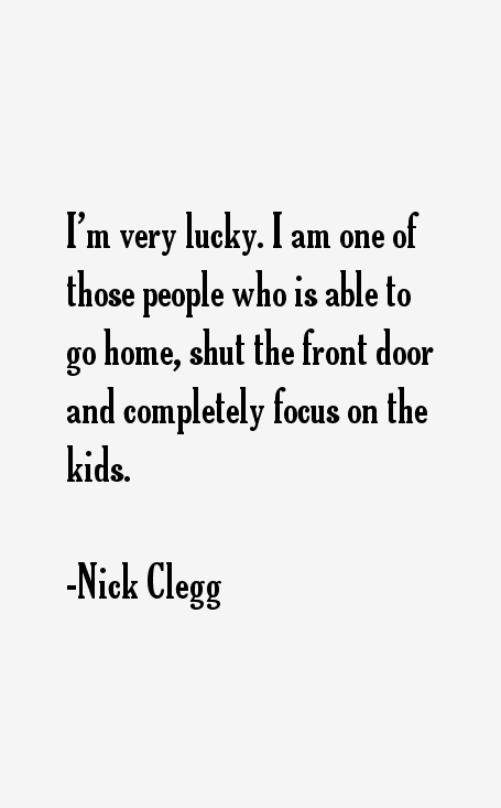 Nick Clegg Quotes