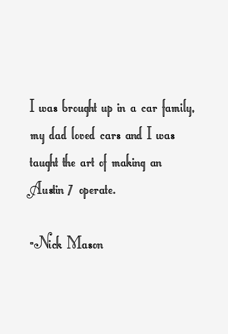 Nick Mason Quotes