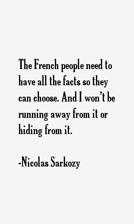 Nicolas Sarkozy Quotes