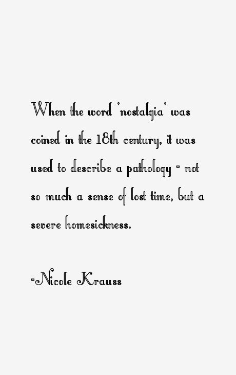 Nicole Krauss Quotes