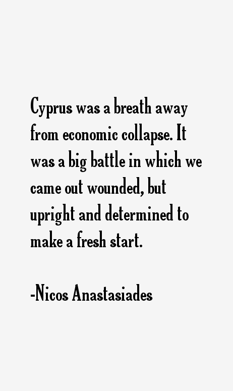 Nicos Anastasiades Quotes