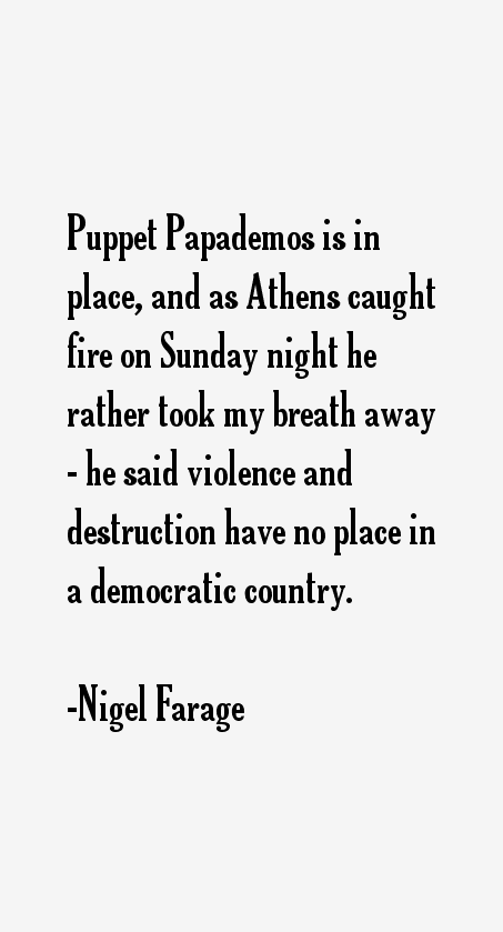 Nigel Farage Quotes