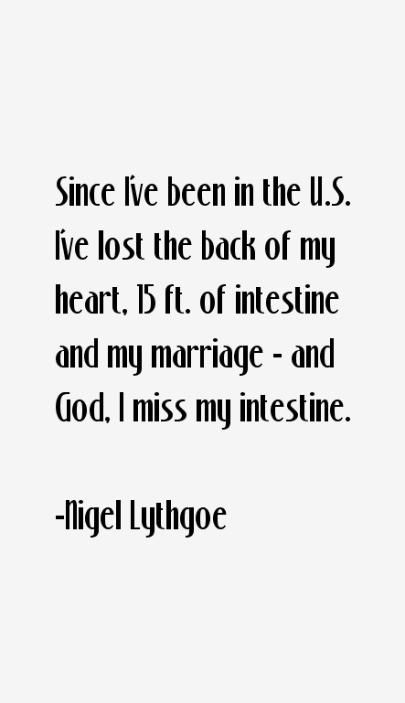 Nigel Lythgoe Quotes