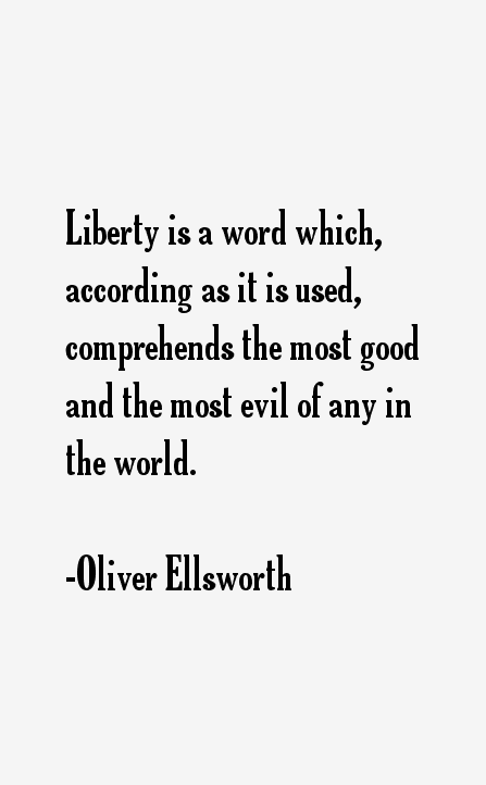 Oliver Ellsworth Quotes