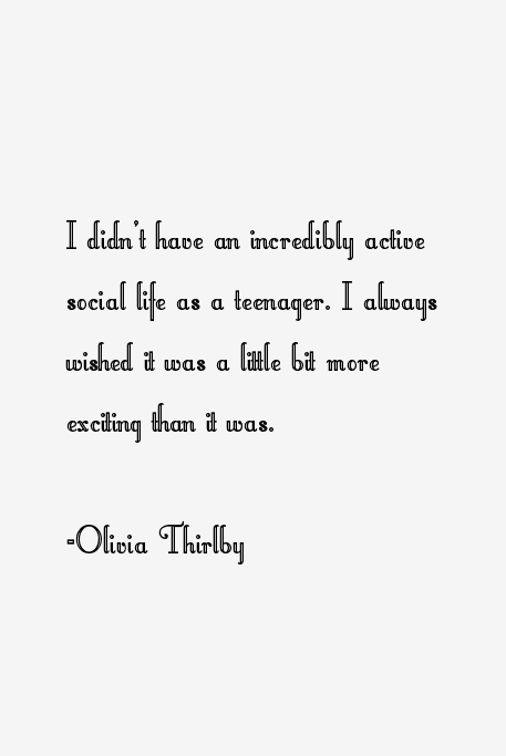 Olivia Thirlby Quotes