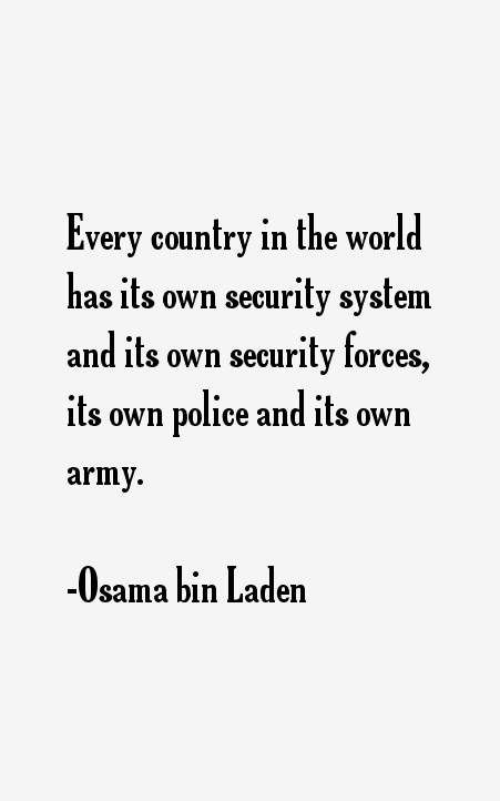 Osama bin Laden Quotes