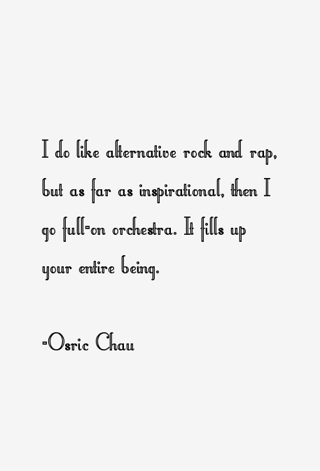 Osric Chau Quotes