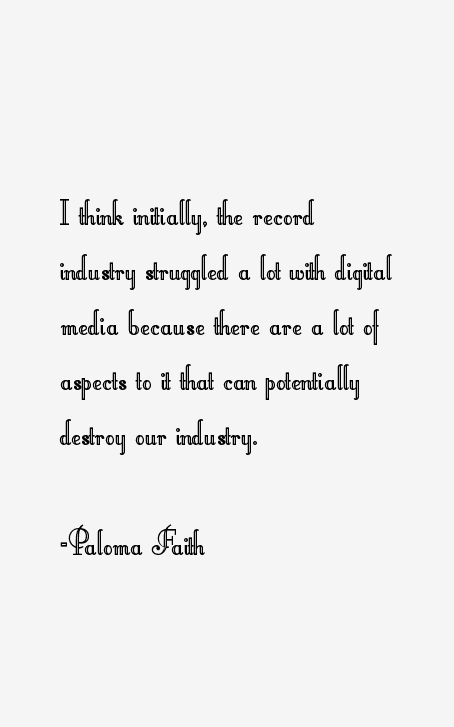 Paloma Faith Quotes