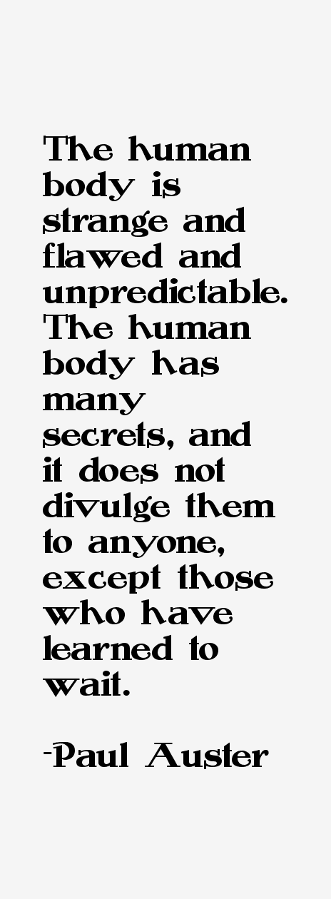 Paul Auster Quotes
