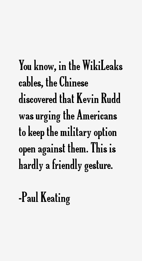 Paul Keating Quotes
